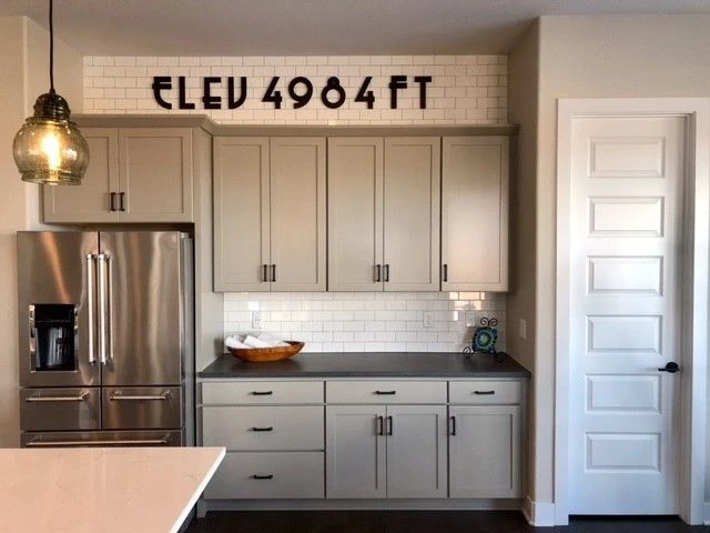 Routed Wooden Letters - Interior Design - Fort Collins, CO